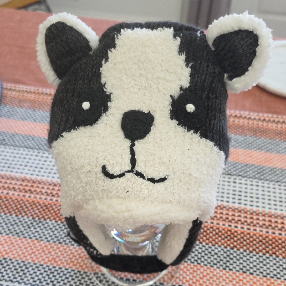 Adorable Black and White Panda Kids Hat